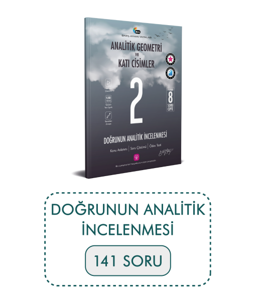 ANALİTİK GEOMETRİ ve KATI CİSİMLER KİTAP+VİDEO