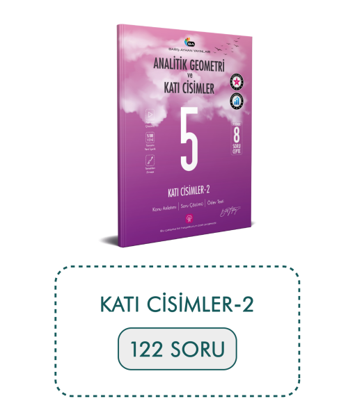 ANALİTİK GEOMETRİ ve KATI CİSİMLER KİTAP+VİDEO
