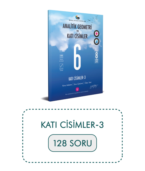 ANALİTİK GEOMETRİ ve KATI CİSİMLER KİTAP+VİDEO