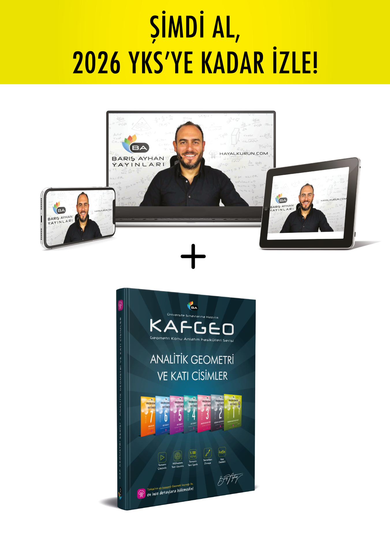 ANALİTİK GEOMETRİ ve KATI CİSİMLER KİTAP+VİDEO
